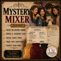 Promotional image of 'Mystery Mixer' game with children and game components.